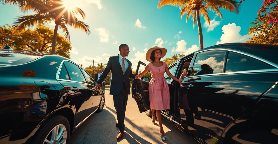 Executive Car Service Grenada by Dove Auto Solutions offering professional chauffeurs, luxury vehicles, and 24/7 airport transfers with island expertise and seamless online booking.