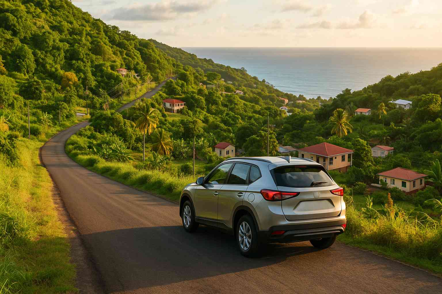 Tropical Drive Towards the Sea