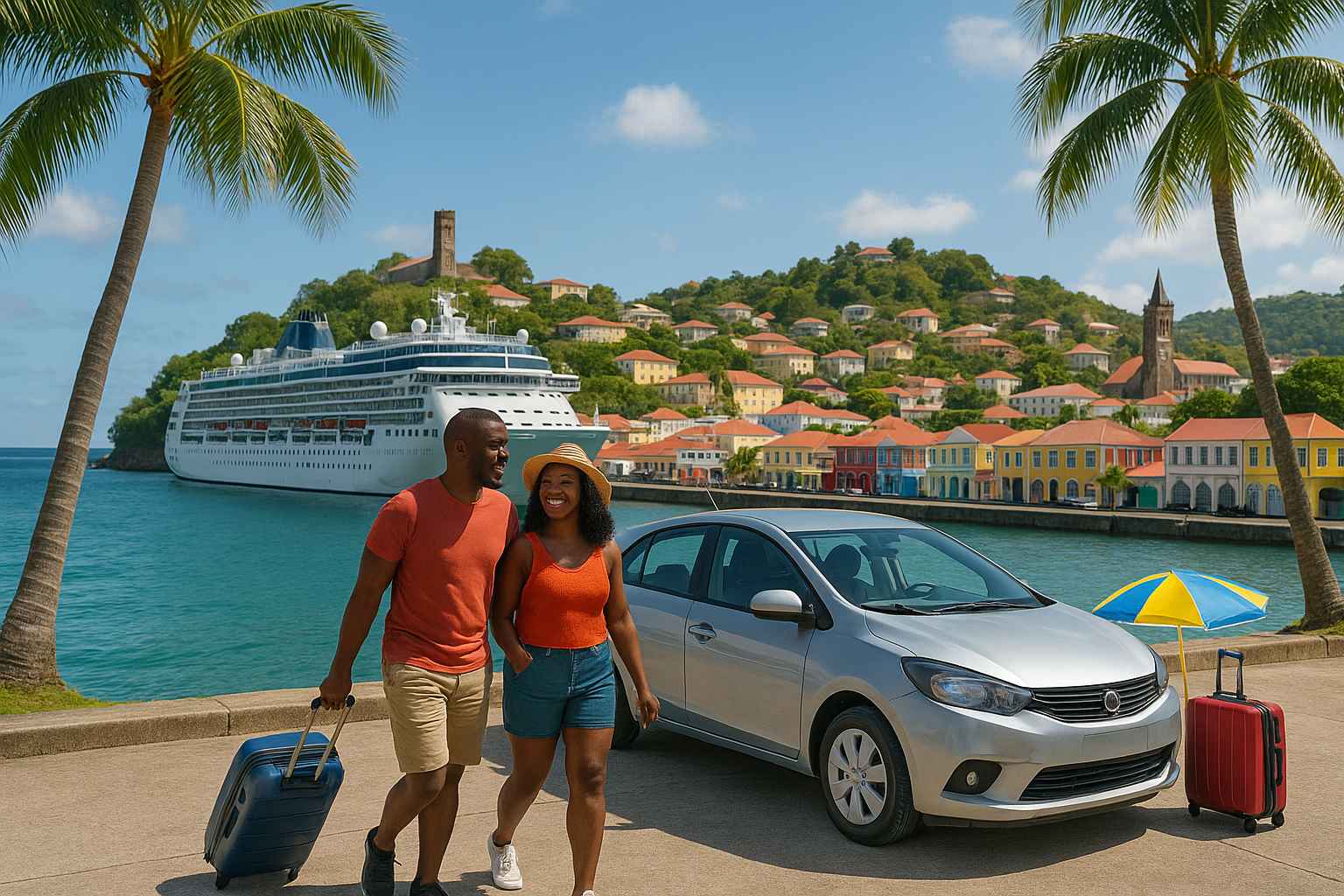 cruise shipping black people in grenada