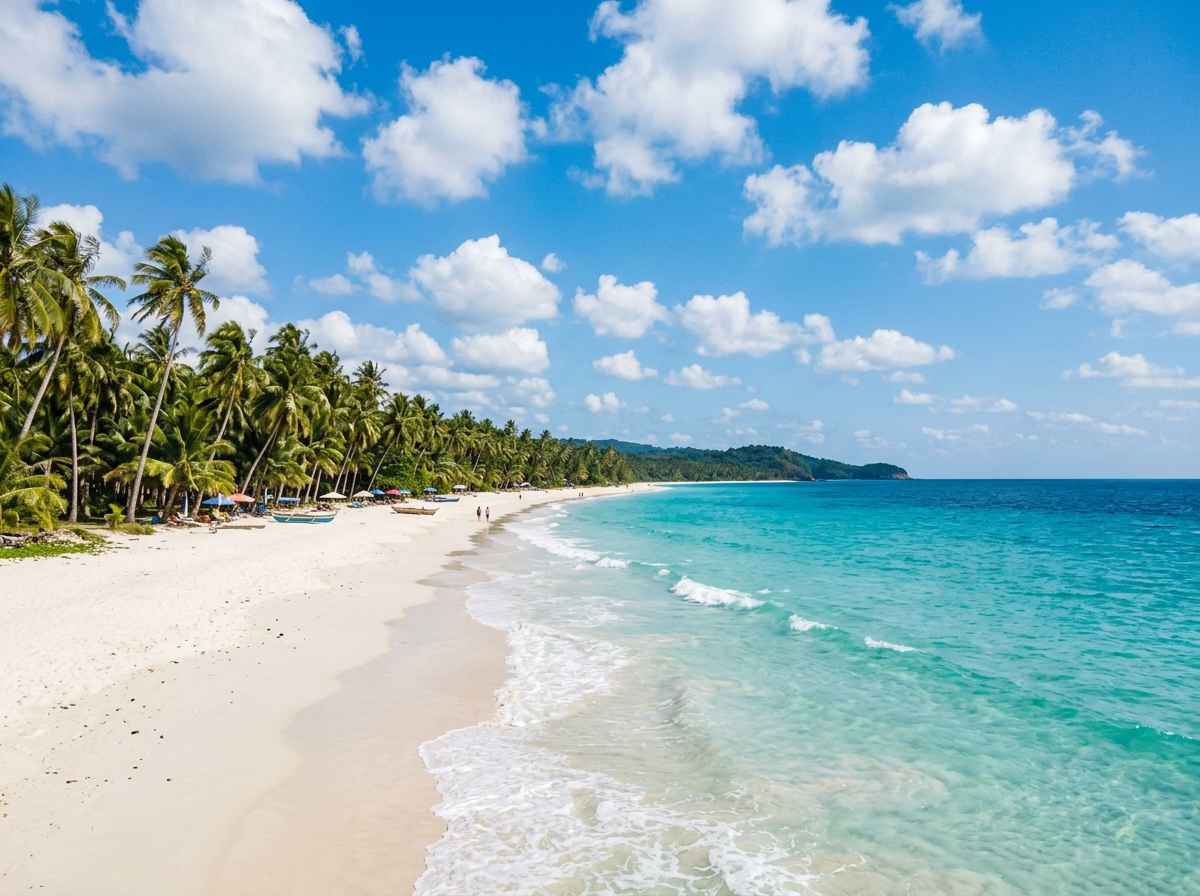 Grand Anse Beach with white sand and turquoise water, one of the best photo spots in Grenada for beach photography