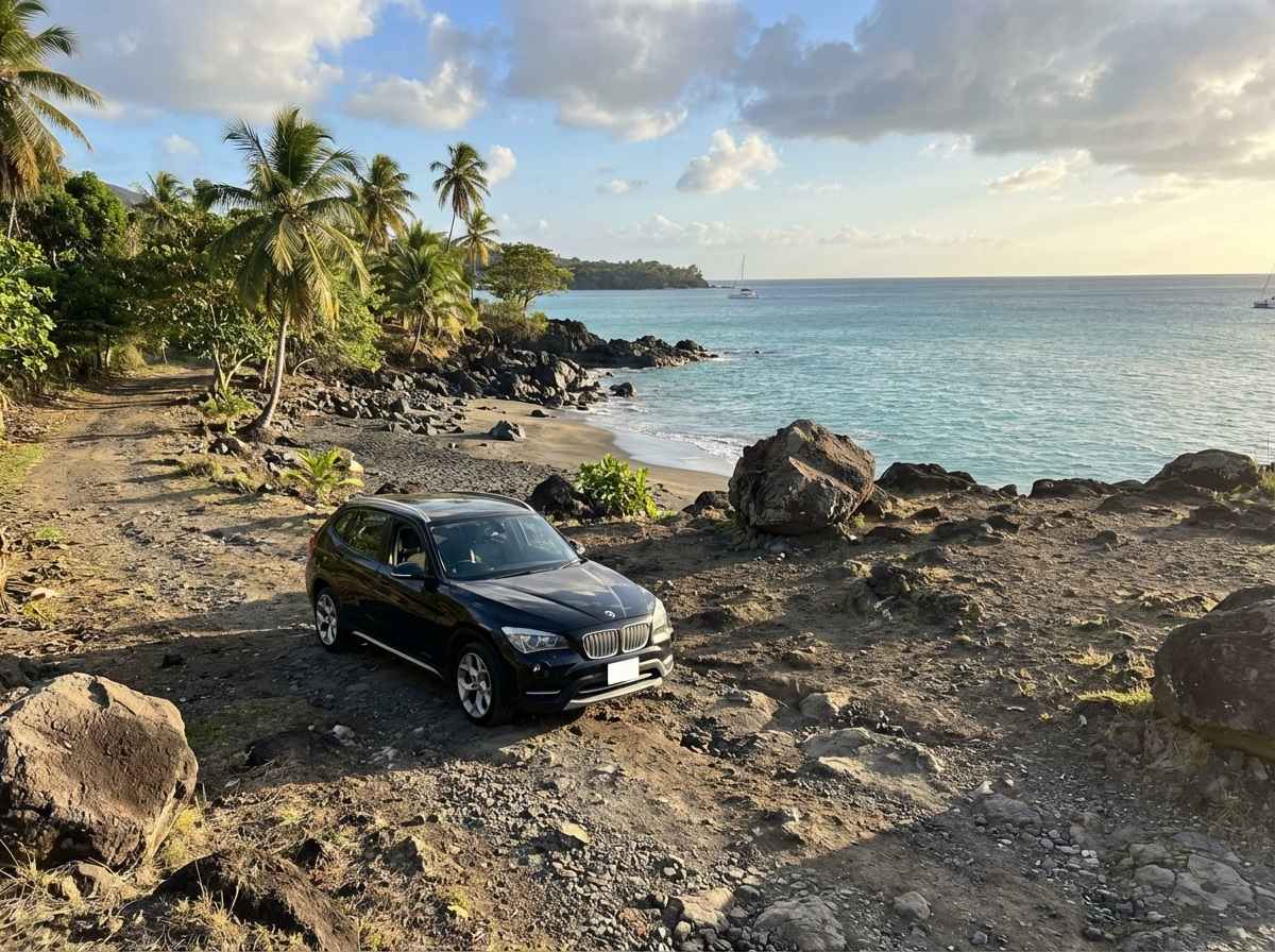 Car rental in Grenada for hidden beaches, Duquesne Bay offers solitude and scenic beauty for adventurous visitors.